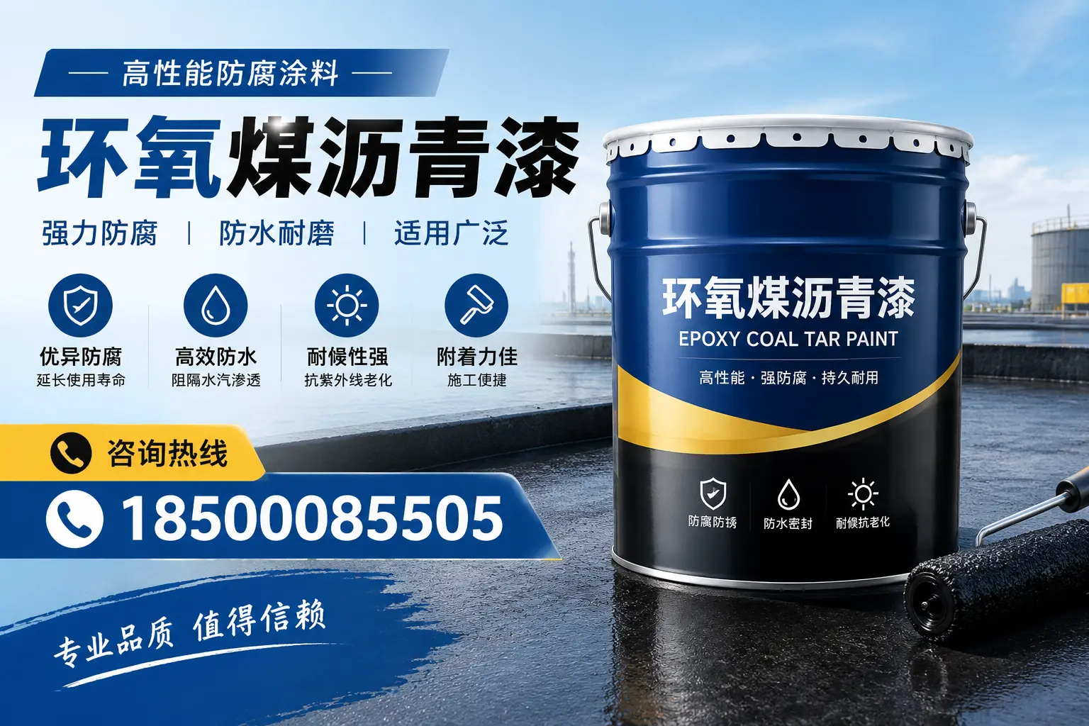 环氧煤沥青漆的主要成分与功能，淮南用户深度了解